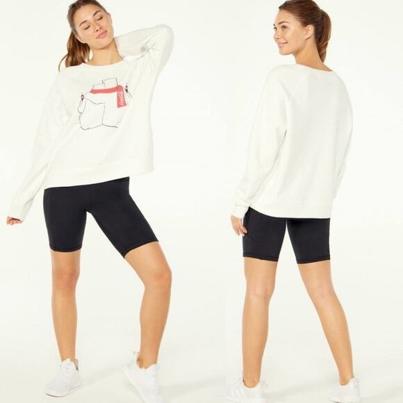 Wildfox Coca-Cola Polar Crewneck Sweatshirt Small - Picture 2 of 6